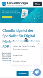 Mobile Screenshot of cloudbridge.eu